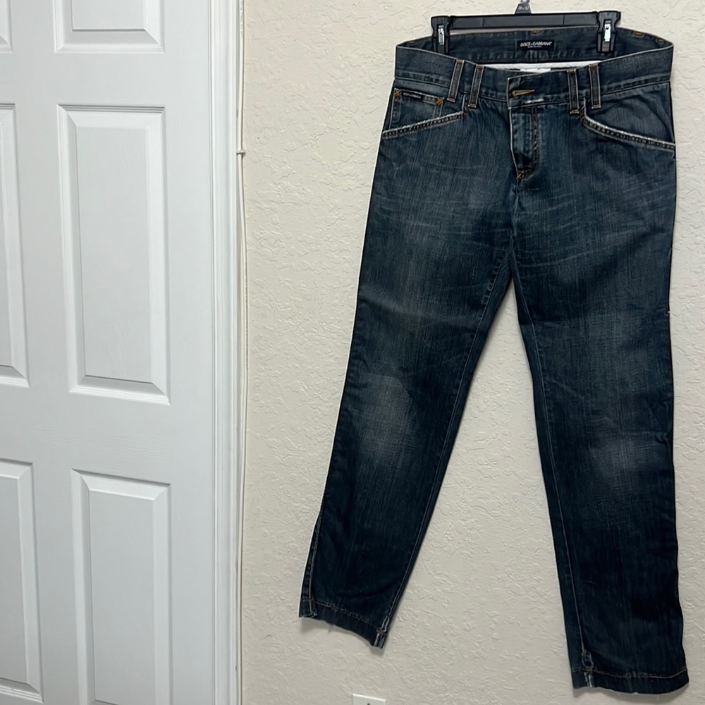 Blue dolce & Gabbana denim pants